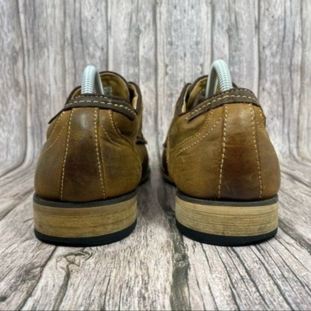 Steve Madden Men’s Size 8.5 Brown Jaysun Oxford Shoes - Picture 6 of 9